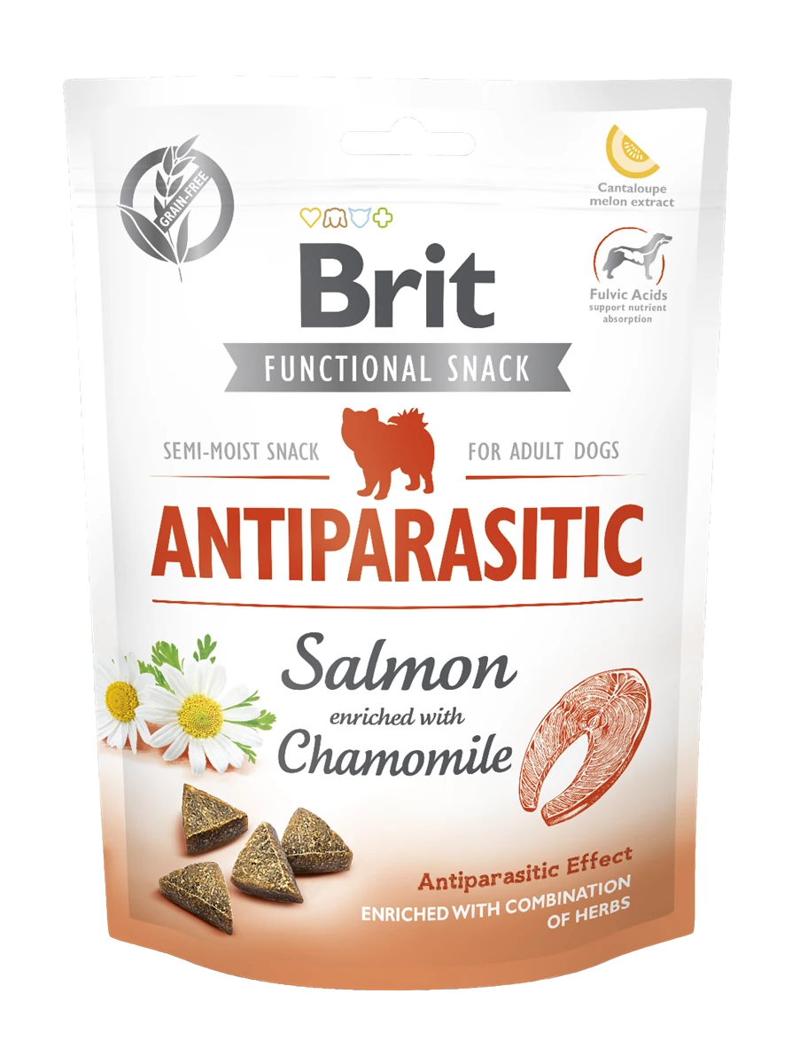Brit Care Parazit Önlemek İçin, Tahılsız, Somon Balıklı Ve Papatyalı, Fonksiyonel Yetişkin Köpek Ödülü 150 gr