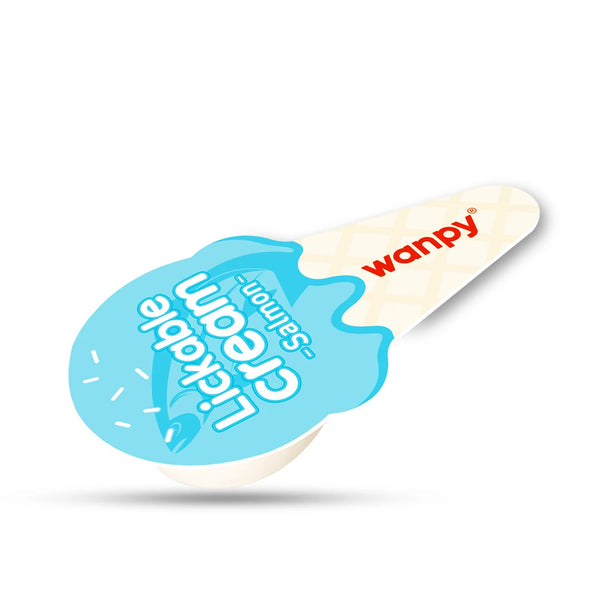 Wanpy Somonlu Kaşıklı Kedi Ödül Kreması 16gr