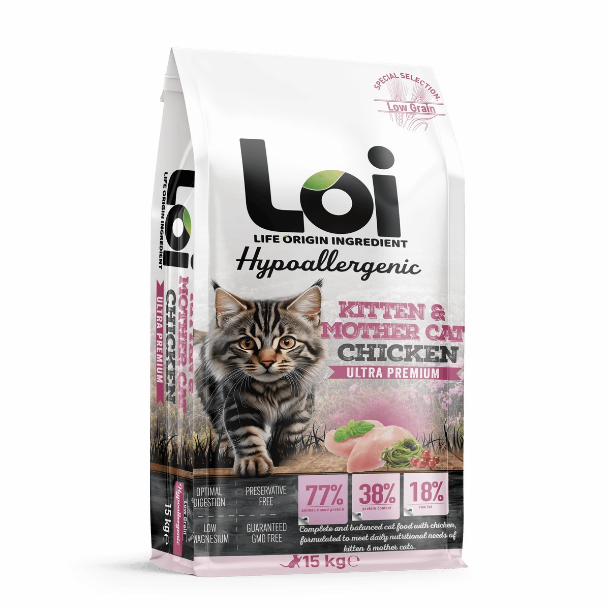 Loi Yavru Tavuklu Kedi Maması 2 Kg