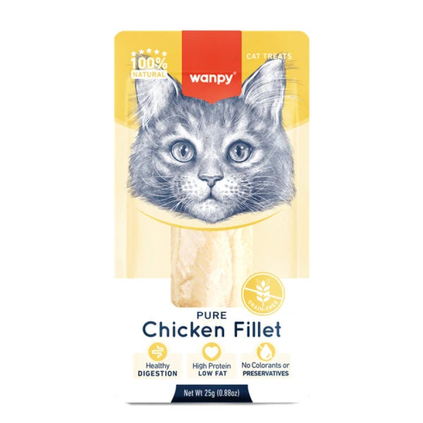 Wanpy Tavuk Fileto 25g Kedi Ödülü