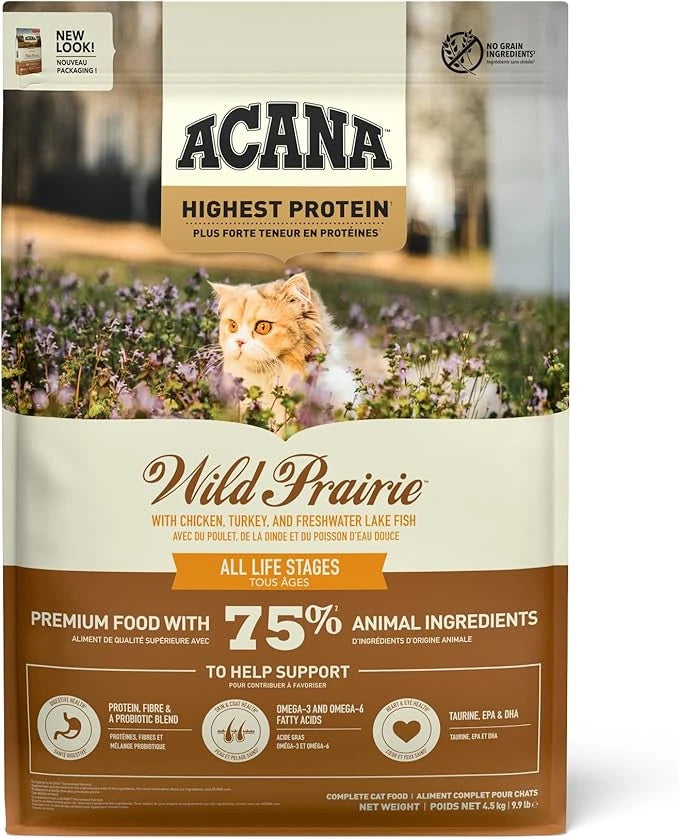 Acana Wild Prairie Kedi Maması 4,5kg