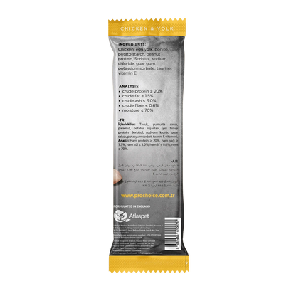 Prochoice Softy Bites Chicken & Yolk Kediler için Yumuşak Atıştırmalık 10 gr x 24 adet