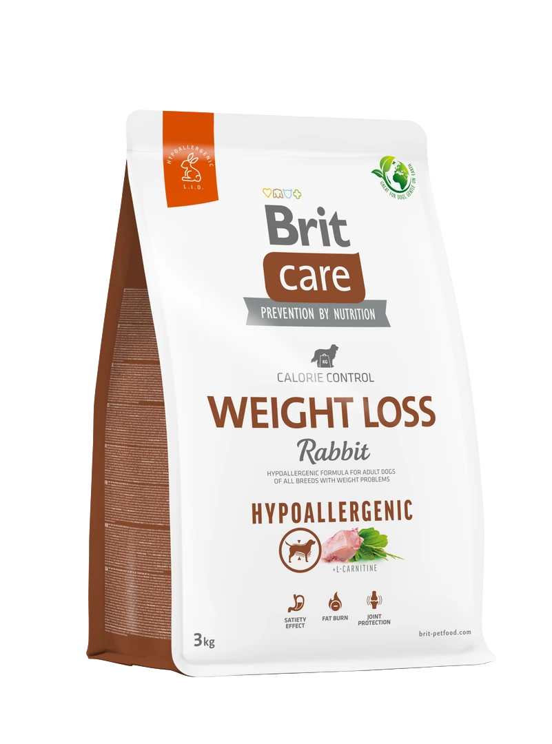 Brit Care Kilo Problemi Olan Yetişkin Köpekler İçin, Hipoalerjenik, Tavşan Etli Kuru Mama 3 kg