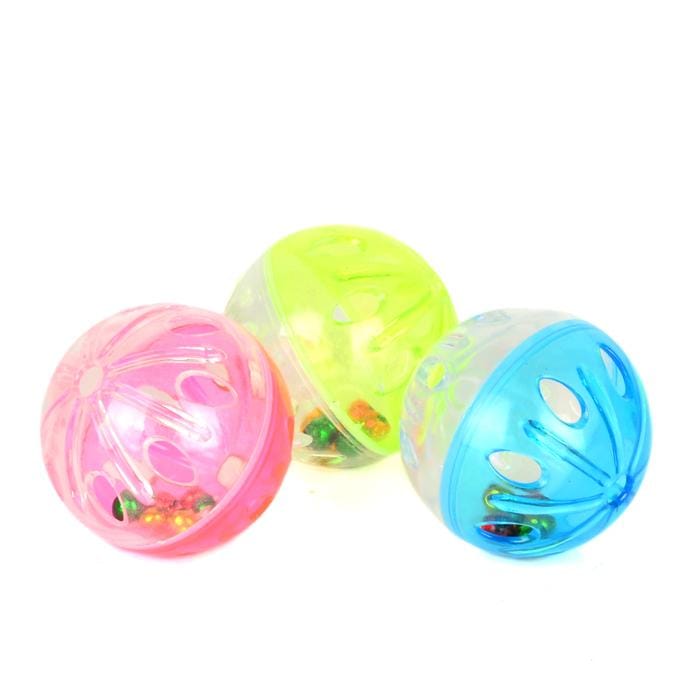 Kedi Oyun Topu Renkli Zilli 3'lü