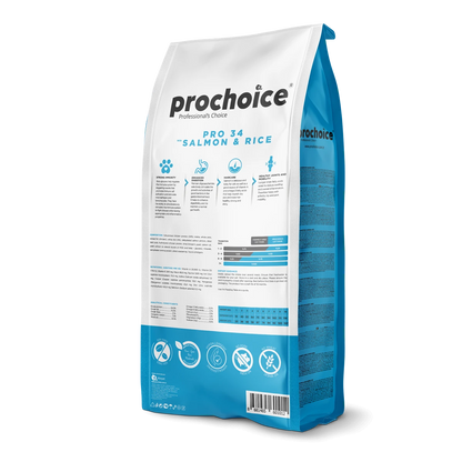 Prochoice Yetişkin Kediler İçin, Hipoalerjenik, Somon Balıklı Ve Pirinçli Kuru Mama 15 kg