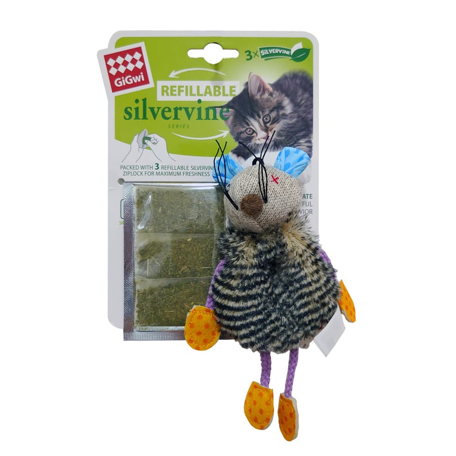 Catnipli (Doldurulabilir) Fare Kedi Oyuncağı