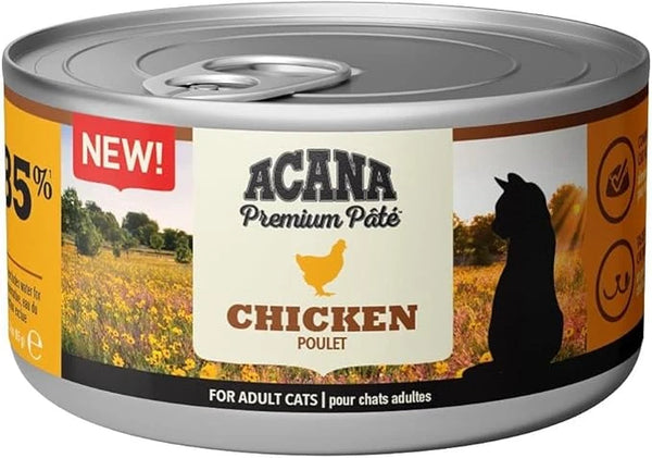 Acana Premium Pate (Ezme) Konserve Yaş Kedi Maması Tavuklu 85 gr