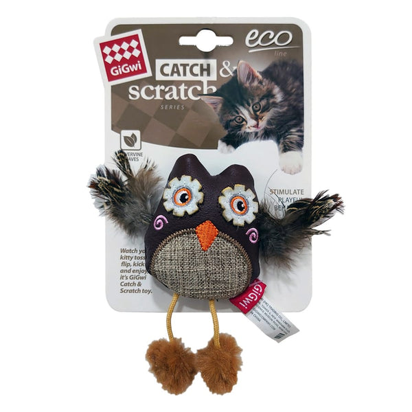 Catch&Scratch Baykuş Kedi Oyuncağı