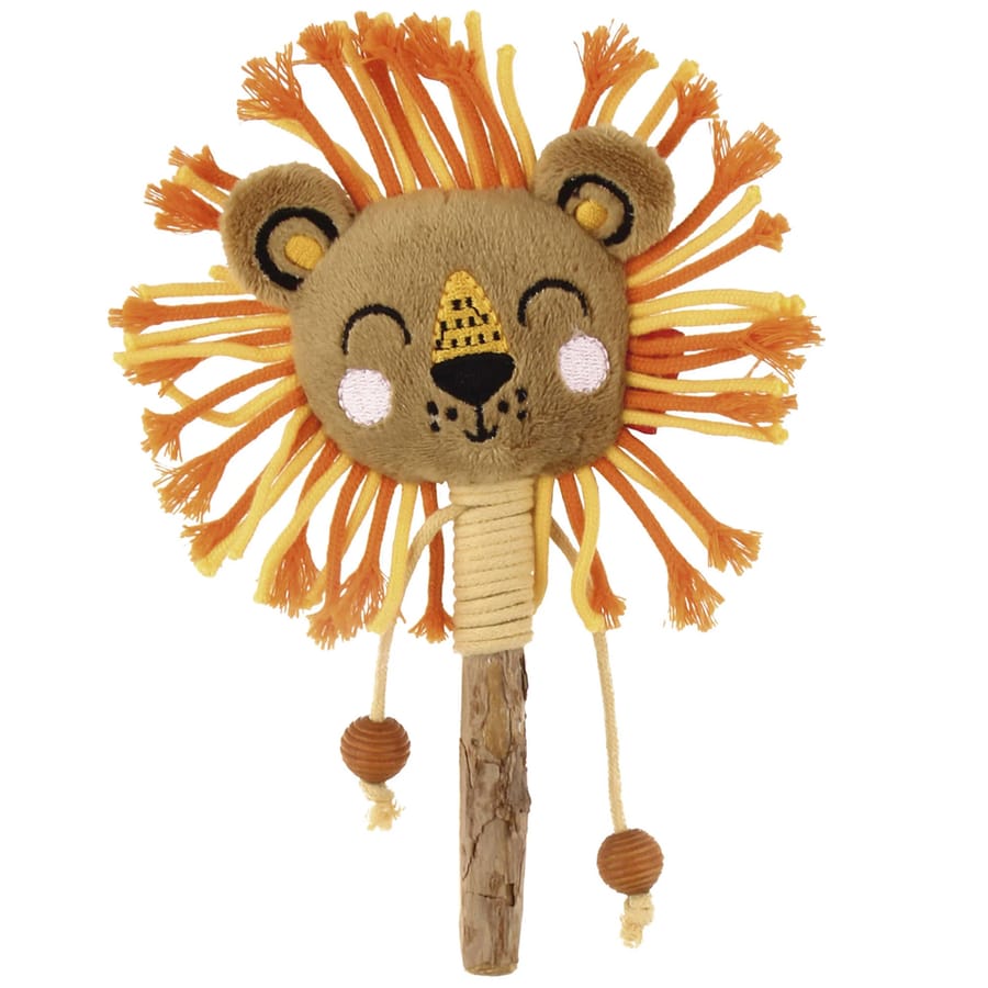 Ahşap Kedi Oyun Stick Aslan