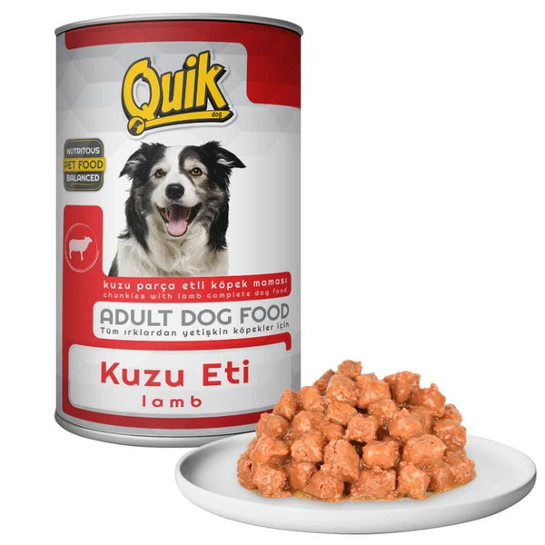 Quik Köpek 415 gr Kuzu Etli Konserve 6 Adet