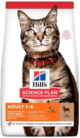 Hill's SCIENCE PLAN Yetişkin Kuzulu Kedi Maması 8+2 kg