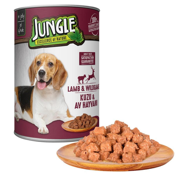 Jungle Köpek 415 gr Kuzu Etli-Av Hayvanli Konserve