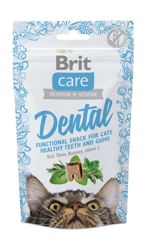 Brit Care Sağlıklı Dişler Ve Diş Etleri İçin, Tahılsız, Fonksiyonel Kedi Ödülü 50 gr