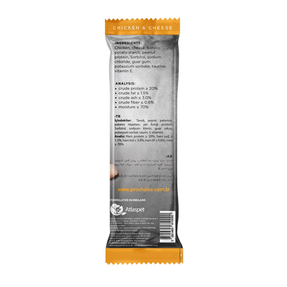 Prochoice Softy Bites Chicken & Cheese Kediler için Yumuşak Atıştırmalık 10 gr x 24 adet