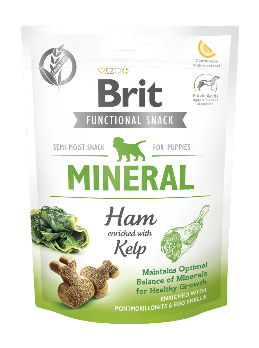 Brit Care Sağlıklı Büyümeyi Desteklemek İçin, Tahılsız, Jambon Ve Yosunlu, Fonksiyonel Yavru Köpek Ödülü 150 gr