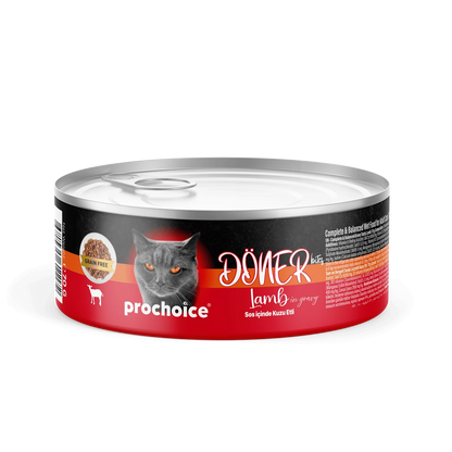 Prochoice Döner Lamb, Sos İçinde Kuzu Etli Tam & Dengeli Yetişkin Kedi Maması