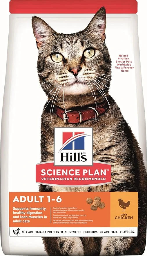 Hill's SCIENCE PLAN Yetişkin Tavuklu Kedi Maması 3 kg