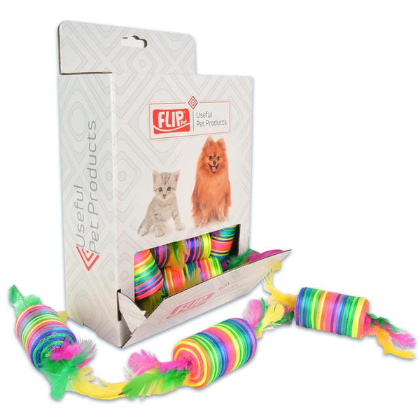 Tüylü Silindir Kedi Oyuncağı