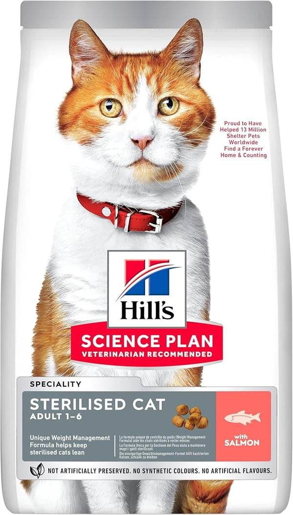 Hill's SP Somonlu Kısırlaştırılmış Yetişkin Kedi Maması 1,5KG