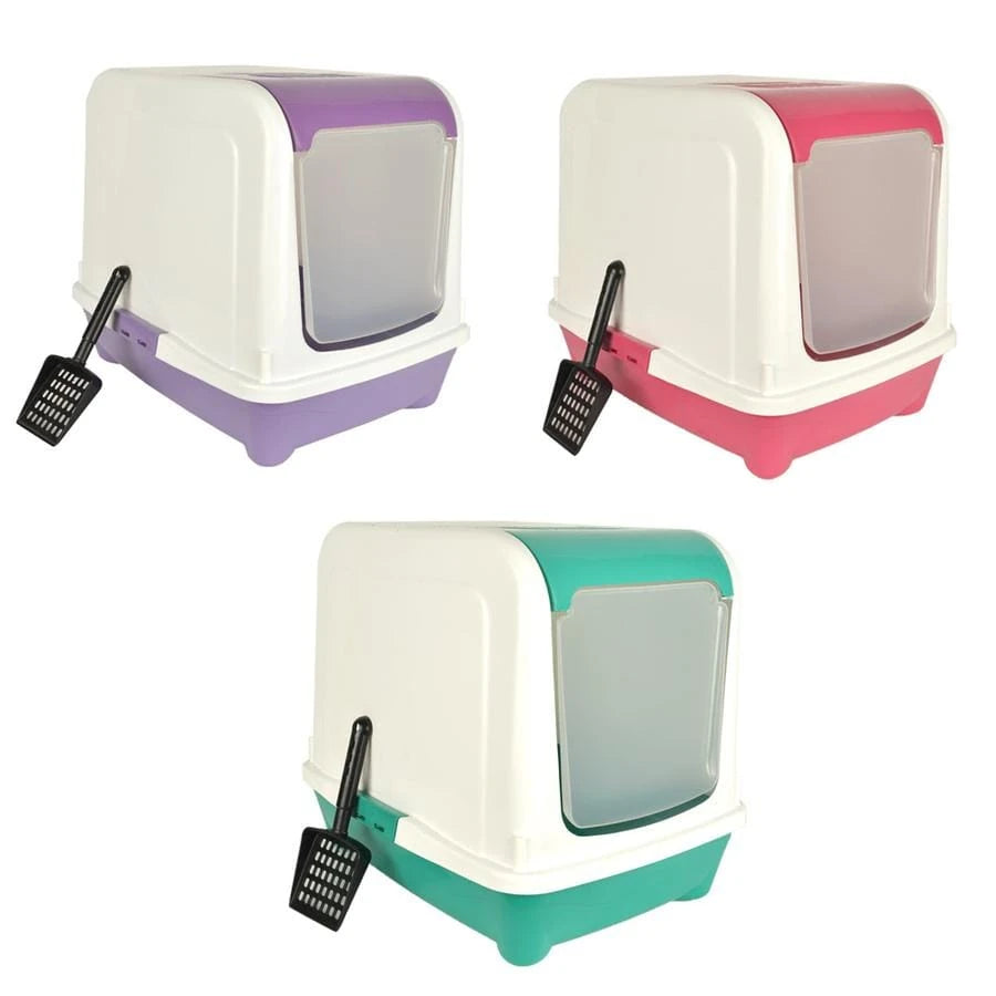 Flip Kapalı Lüx Kedi Tuvaleti