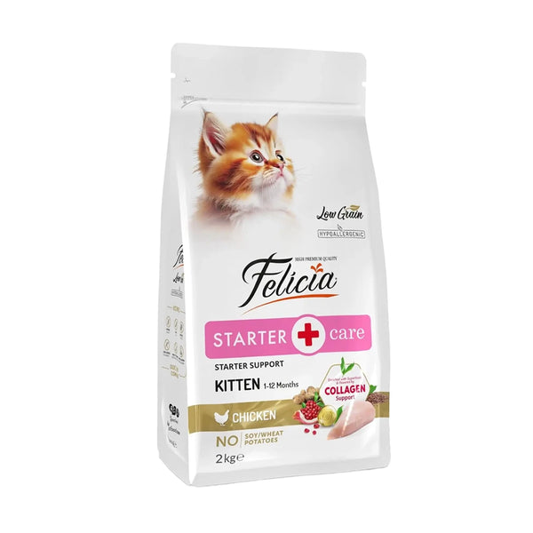 Felicia 2 Kg Kolajenli Tavuklu Az Tahıllı Yavru Kedi Maması HypoAllergenic