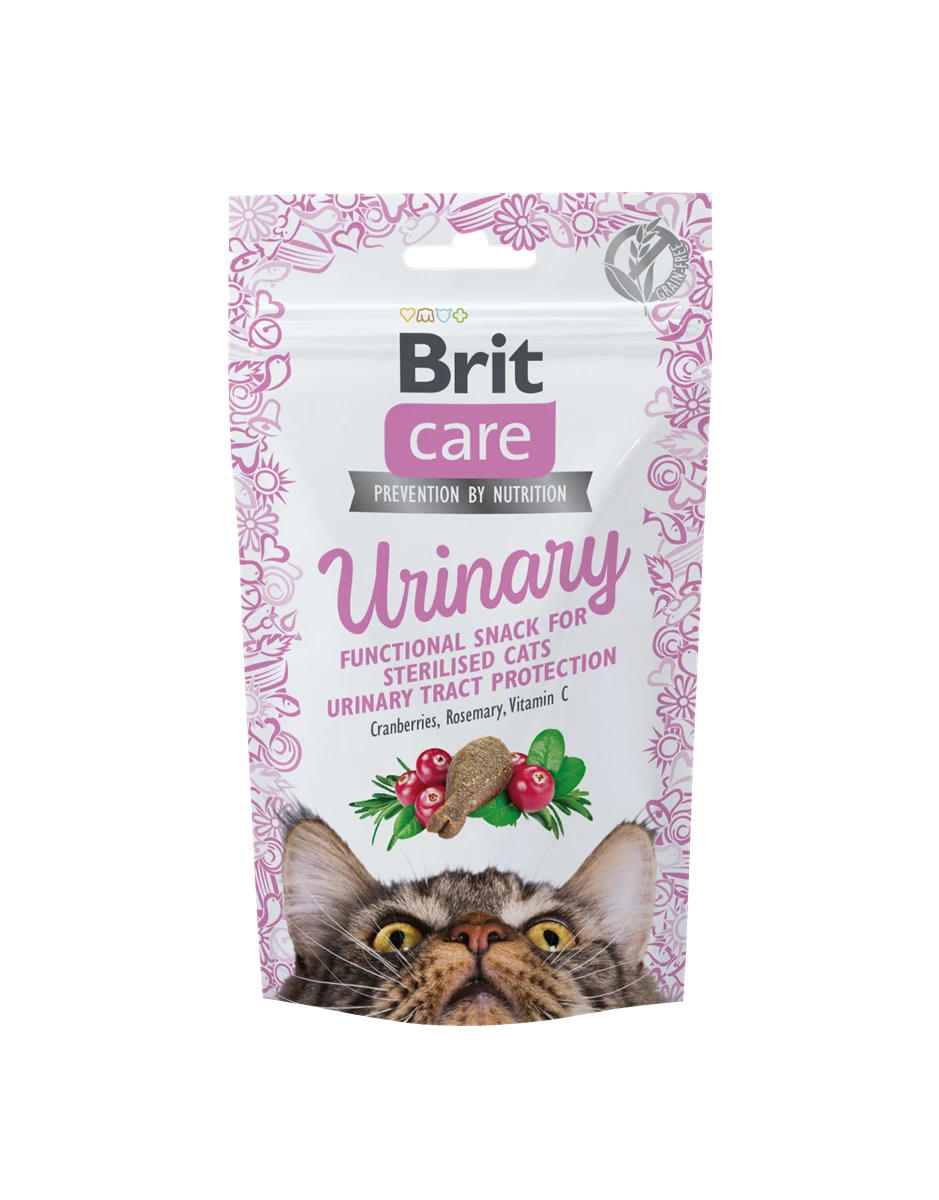 Brit Care İdrar Yolu Problemlerini Düzenlemek İçin, Tahılsız, Fonksiyonel Kedi Ödülü 50 gr