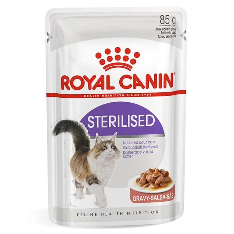 Royal Canin Sterilised Gravy Soslu Kısırlaştırılmış Kedi Konservesi 85 Gr