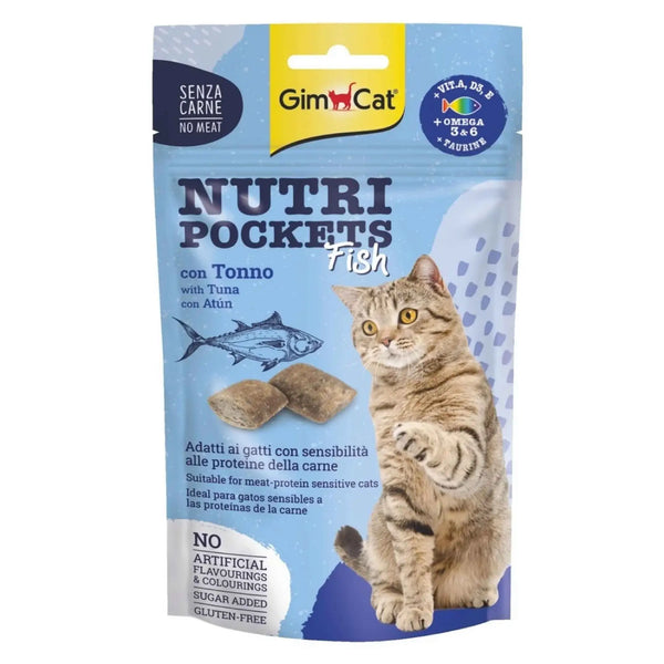 GimCat Nutripockets Ton Balıklı Kedi Ödül Maması 60gr