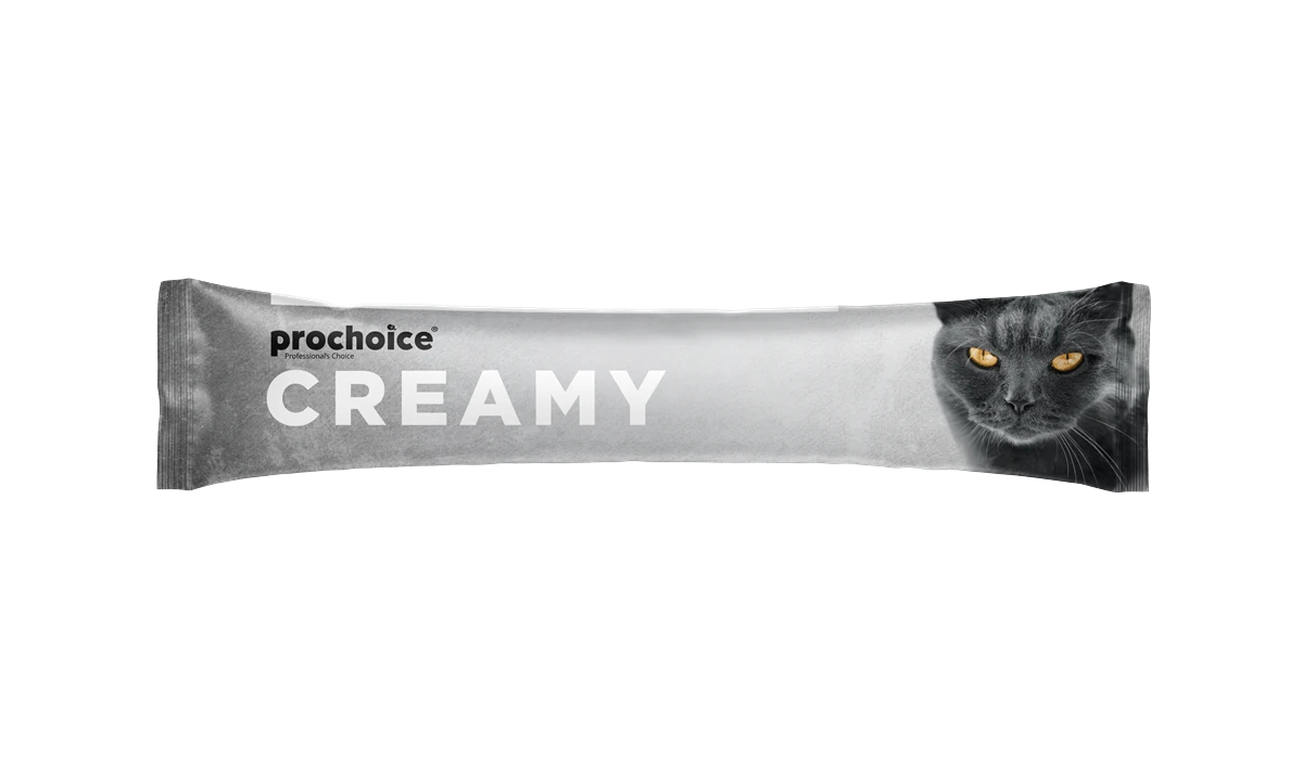 Prochoice Creamy Kediler İçin Tavuklu, Keçi Sütlü ve İstridyeli Sıvı Ödül Maması 4x15 gr