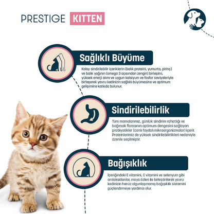 Pro Nutrition Prestige Kitten Balıklı Yavru Kedi Maması 8KG