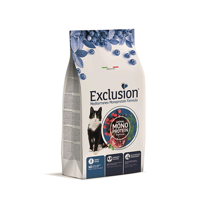 Exclusion Monoprotein Ton Balıklı ve Narlı Düşük Tahıllı Kısırlaştırılmış Kedi Maması 12kg