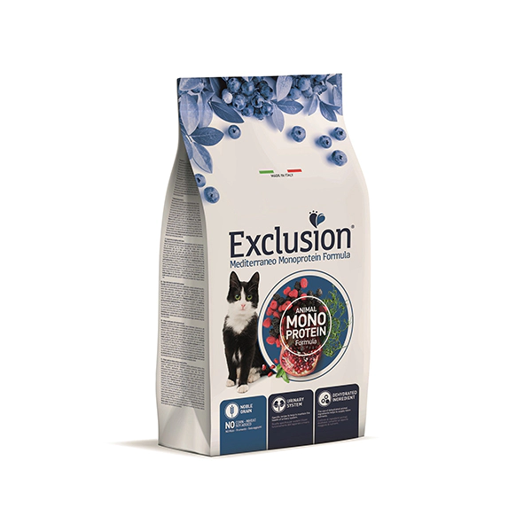 Exclusion Monoprotein Ton Balıklı ve Narlı Düşük Tahıllı Kısırlaştırılmış Kedi Maması 12kg