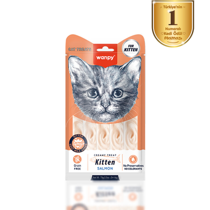 Wanpy Somonlu - Yavru Kedi Krema Ödülü 5x14 g