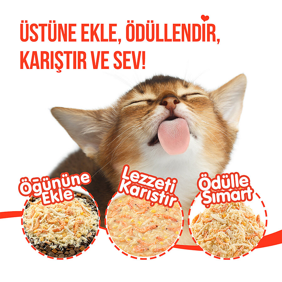 Wanpy Dondurularak Kurutulmuş Fluffy Toppers – Tavuk & Kızılcık - 30g