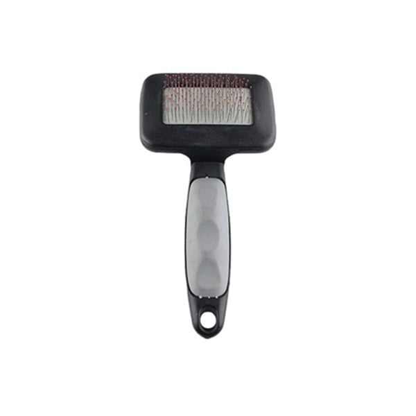 Zampa Slikon Top Başlıklı Kedi Ve Köpek Fırçası Small 14x7cm, Gri